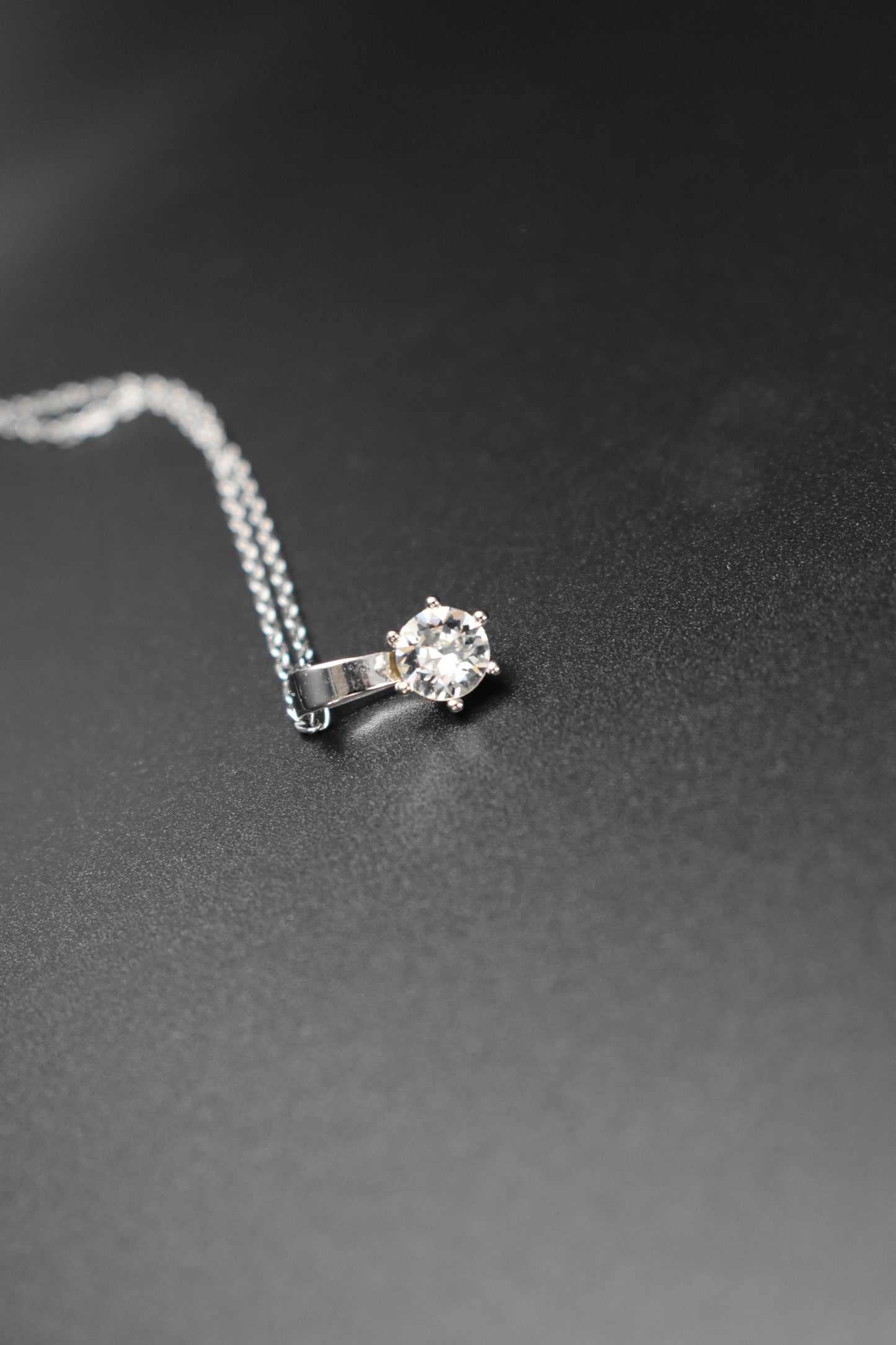 Silver Crystal Necklace